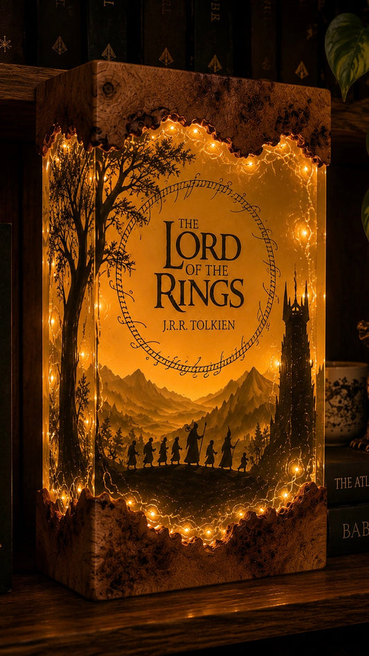 Book Themed Resin Lamps (Pre-Order)