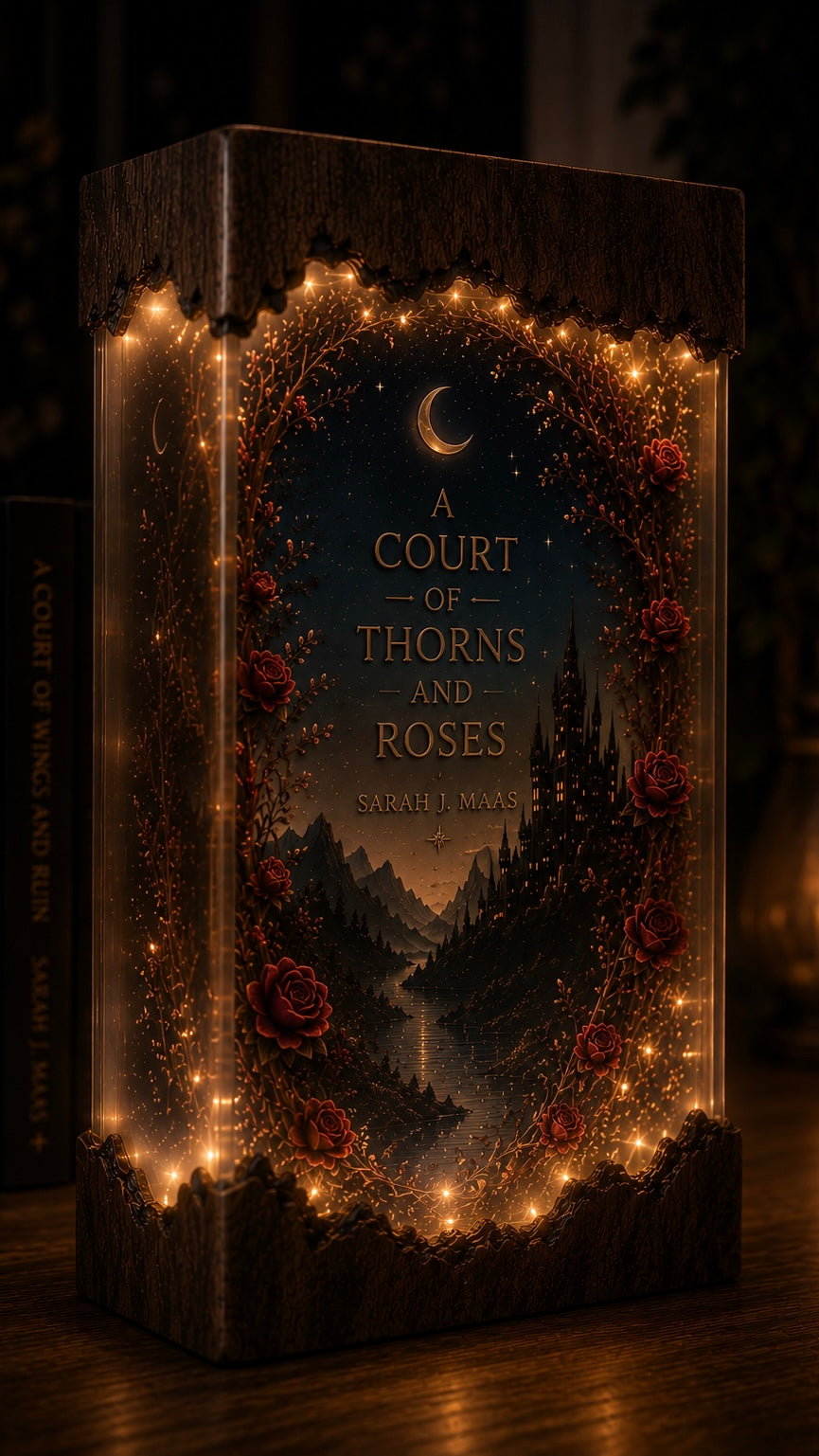 Book Themed Resin Lamps (Pre-Order)
