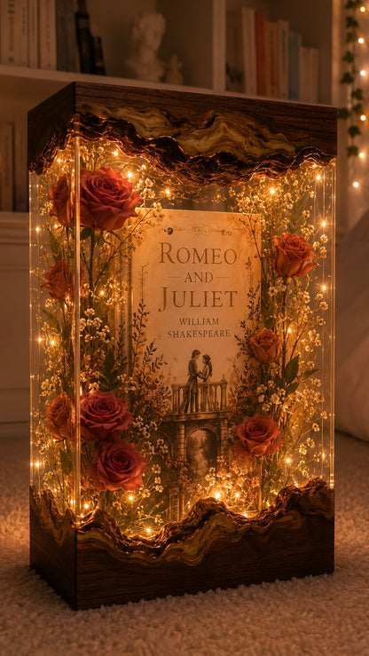 Book Themed Resin Lamps (Pre-Order)