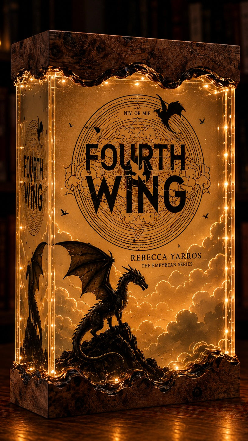 Book Themed Resin Lamps (Pre-Order)
