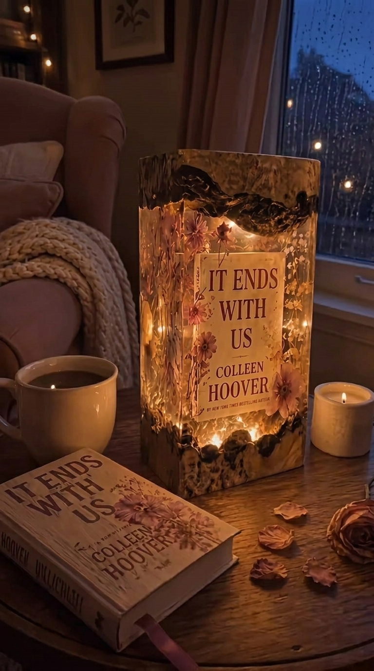 Book Themed Resin Lamps (Pre-Order)