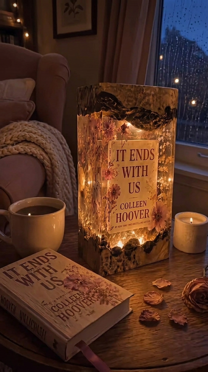 Book Themed Resin Lamps (Pre-Order)